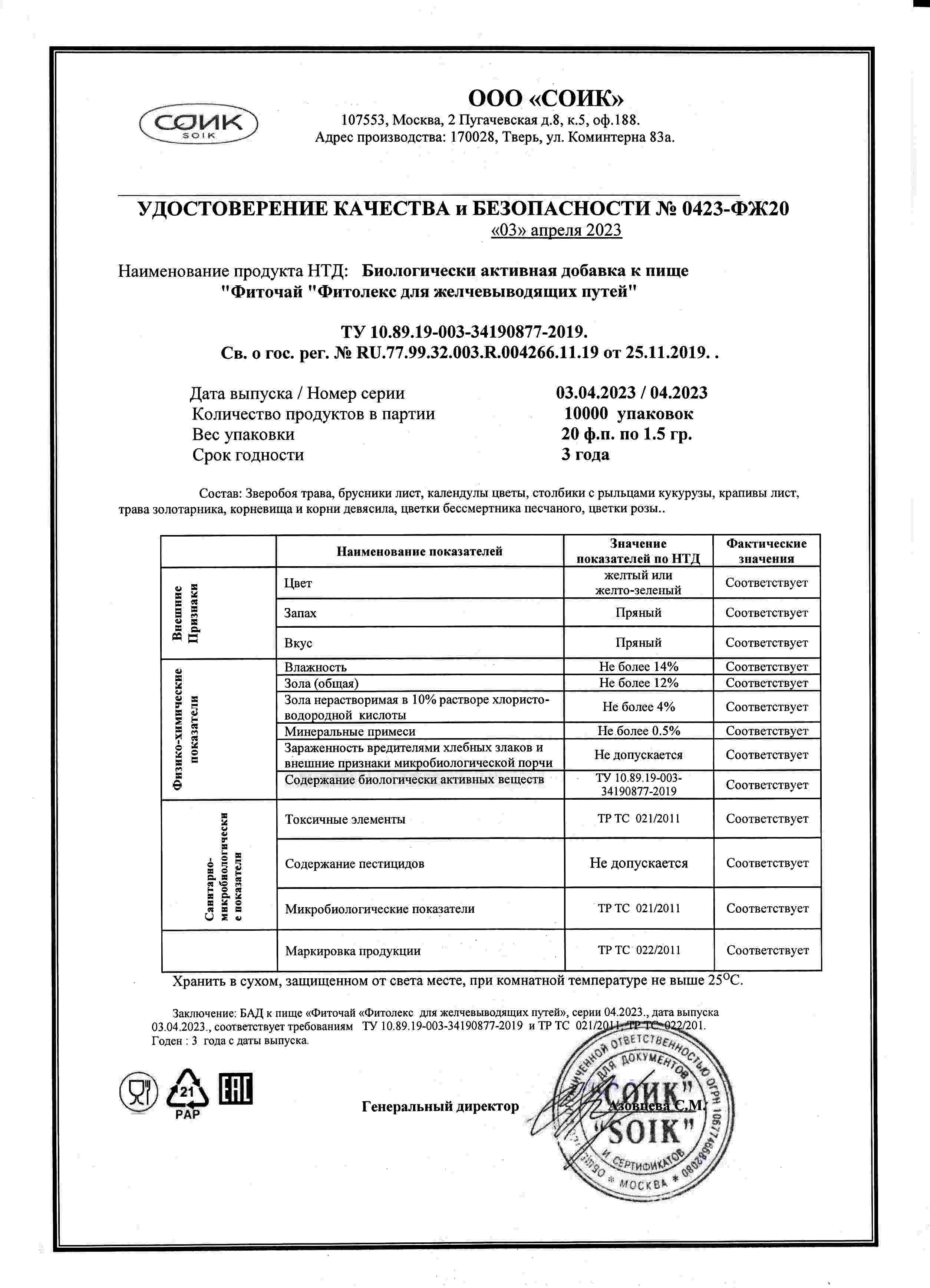 Паспорт №042023